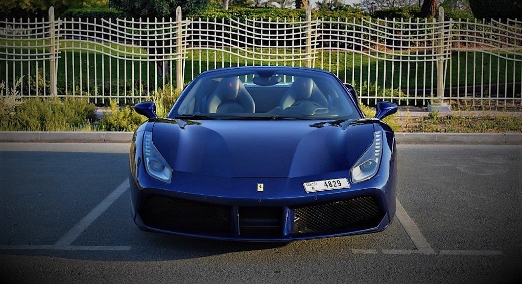 Rent Ferrari 488 BEIGE 2020 in Dubai , UAE 