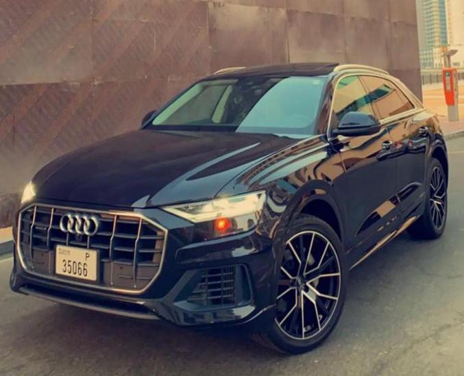 Rent Audi Q8 BLACK 2021 in Dubai , UAE 