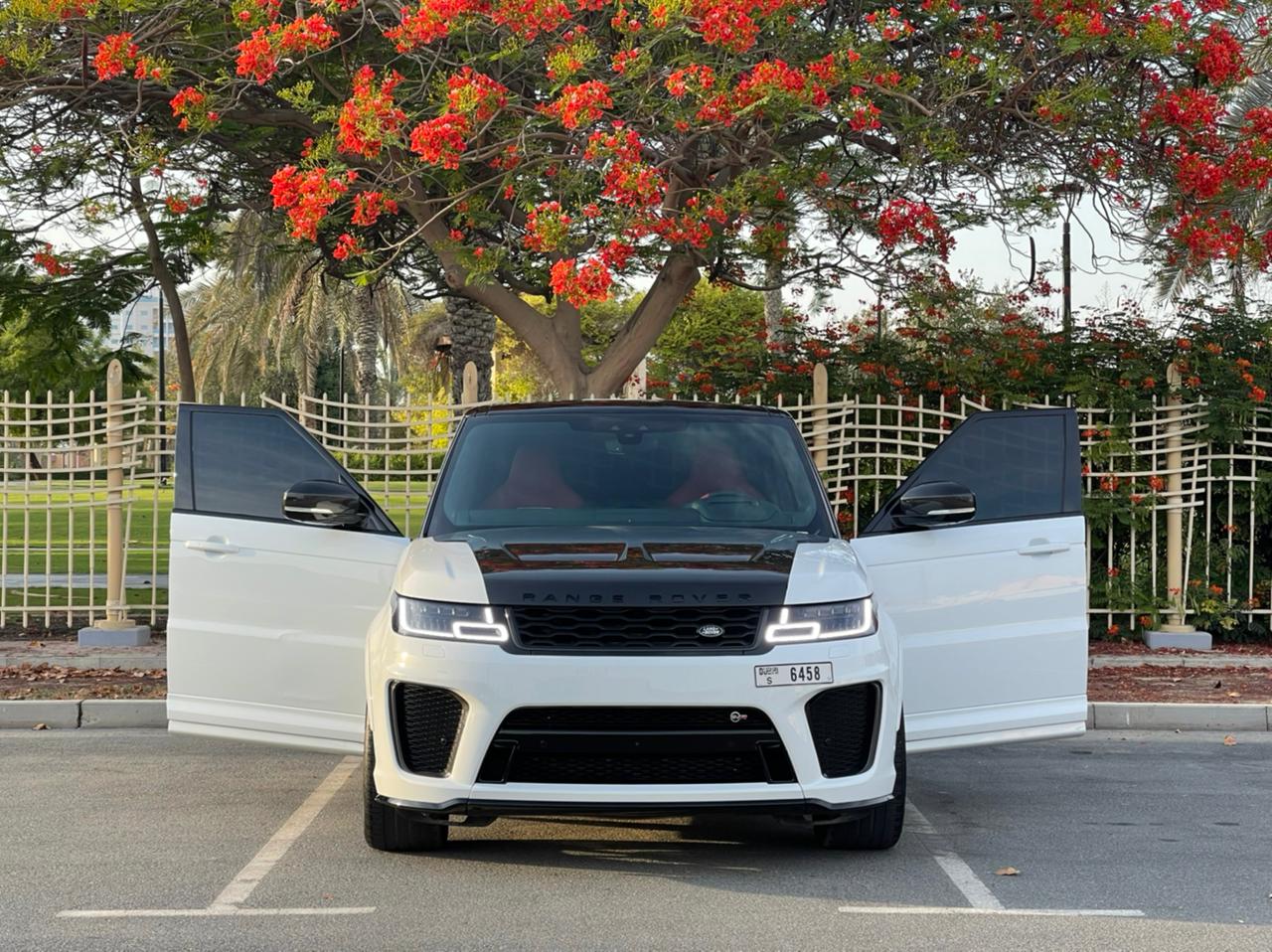 Rent Range-Rover Svr WHITE 2021 in Dubai , UAE 