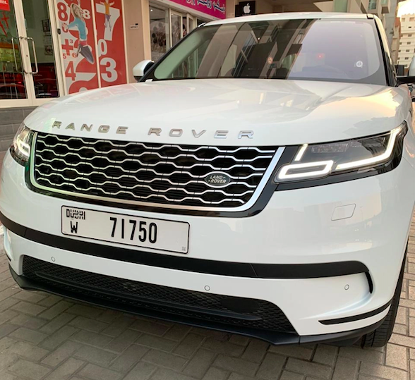 Rent Range-Rover Velar WHITE 2020 in Dubai , UAE 