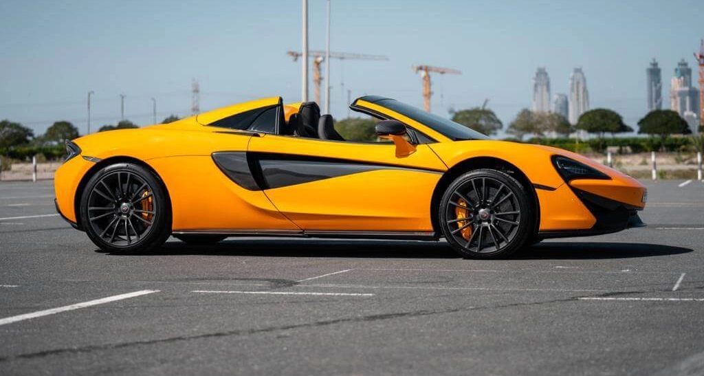 Rent McLaren 570s ORANGE 2019 in Dubai , UAE 