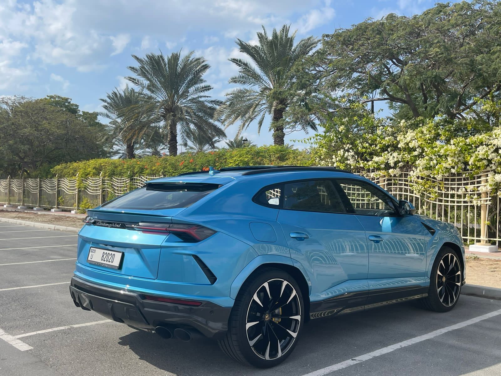 Rent Lamborghini Urus BLUE 2022 in Dubai , UAE 
