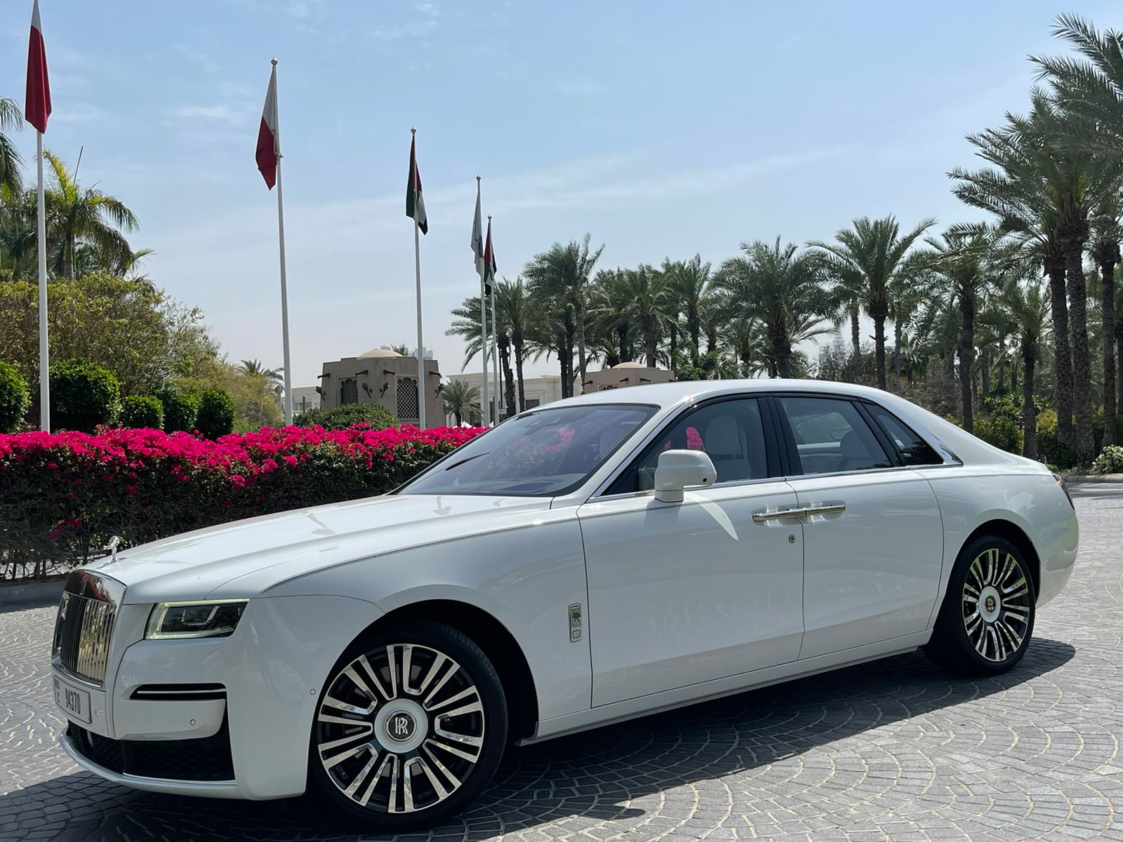 Rent Rolls-Royce Ghost WHITE 2022 in Dubai , UAE 