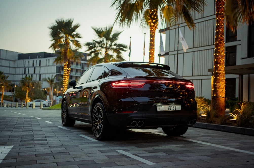 Rent Porsche Cayenne BLACK 2022 in Dubai , UAE 
