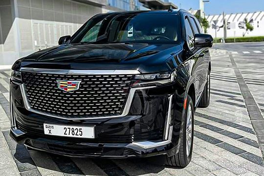 Rent Cadillac Escalade BLACK 2023 in Dubai , UAE 