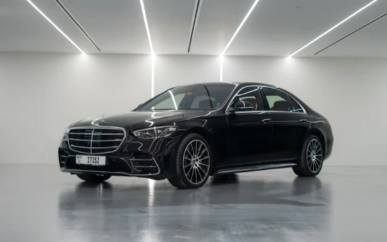 Rent Mercedes-Benz S-class BLACK 2021 in Dubai , UAE 