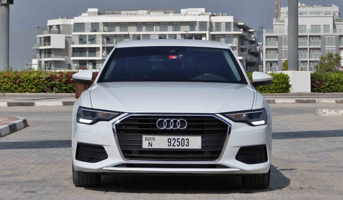 Rent Audi A6 WHITE 2022 in Dubai , UAE 