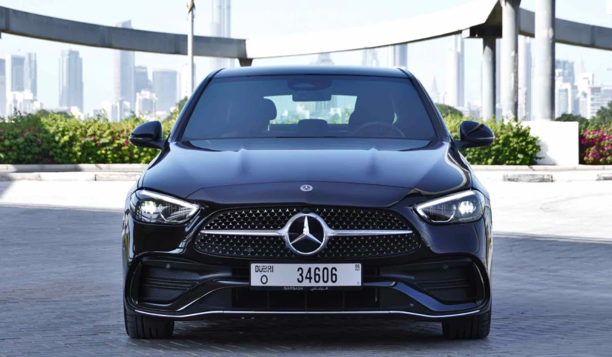 Rent Mercedes-Benz C-class BLACK 2021 in Dubai , UAE 