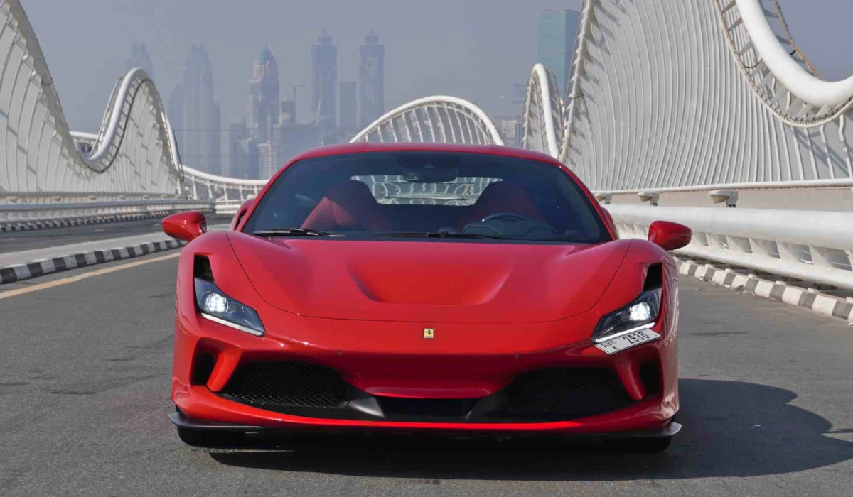 Rent Ferrari F8 RED 2022 in Dubai , UAE 