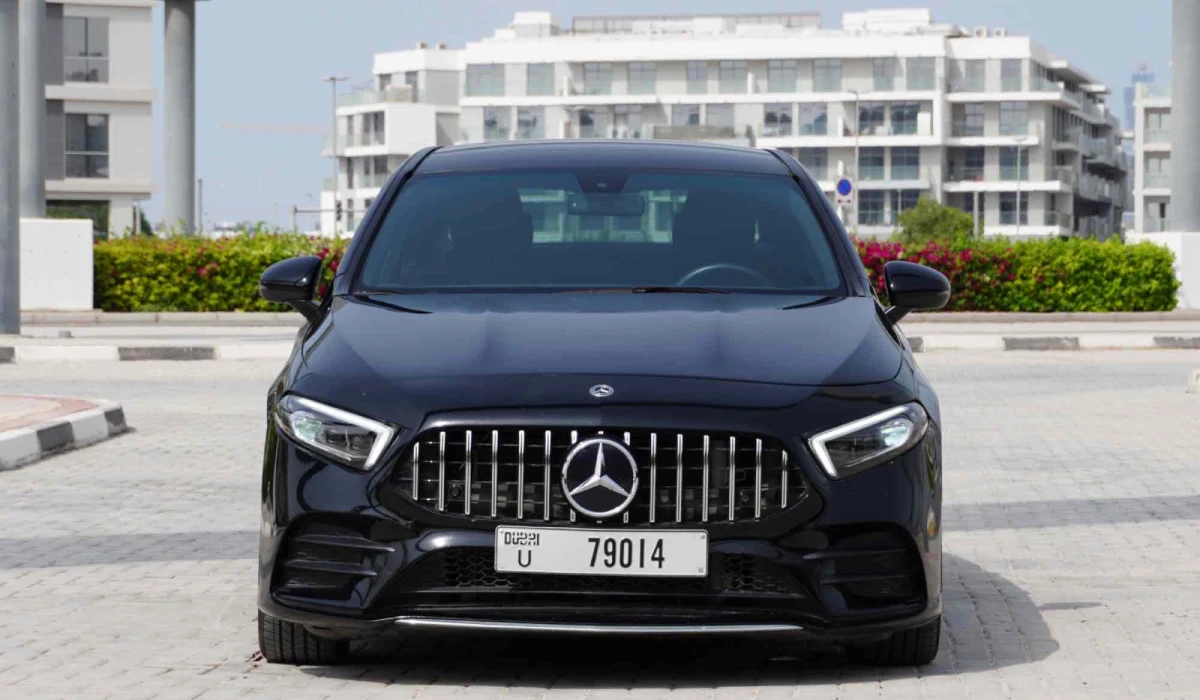 Rent Mercedes-Benz A-class BLACK 2021 in Dubai , UAE 