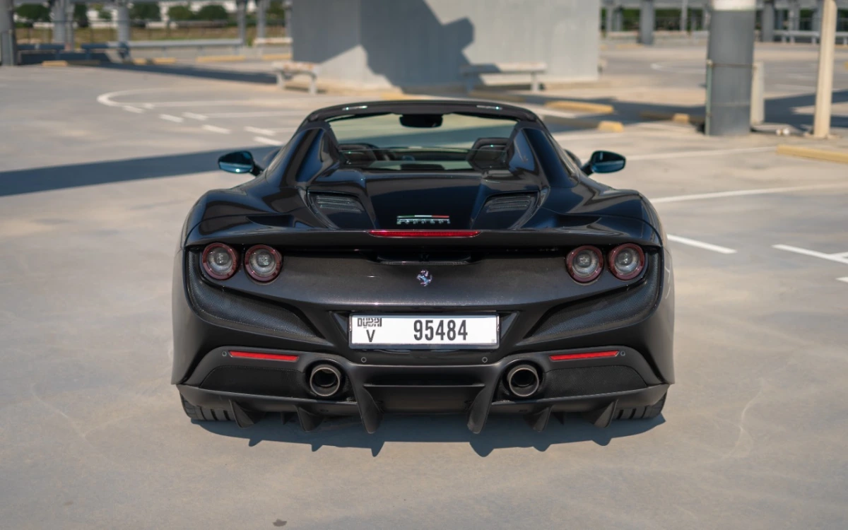 Rent Ferrari F8 BLACK 2022 in Dubai , UAE 