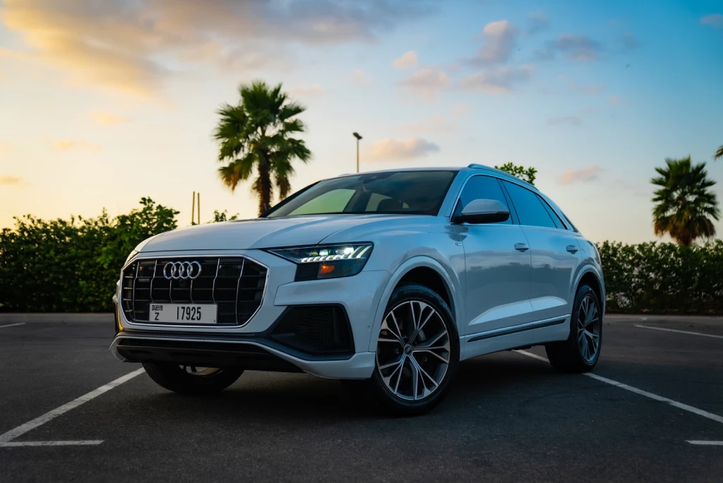 Rent Audi Model x WHITE 2023 in Dubai , UAE 