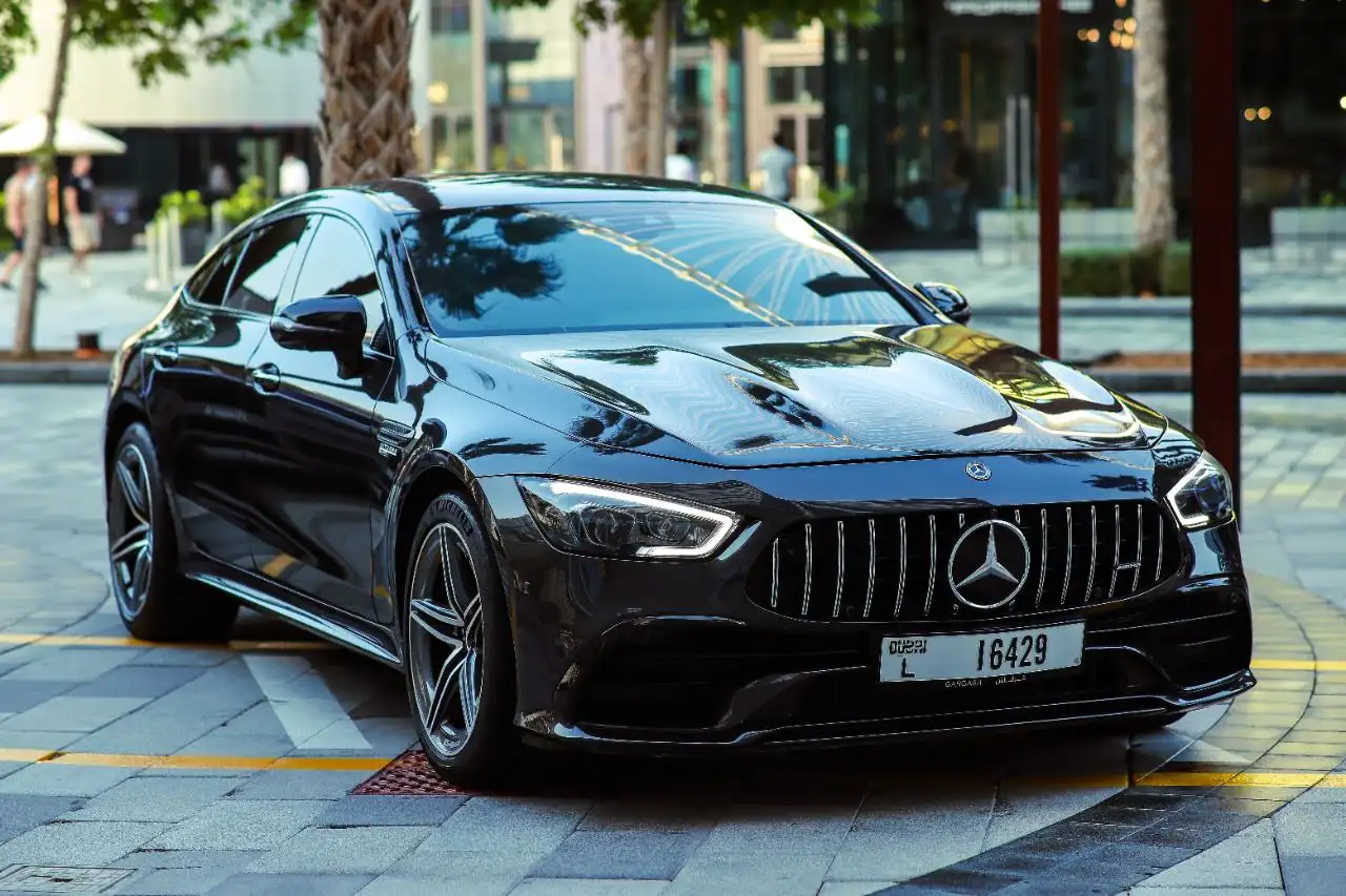Rent Mercedes-Benz Gt BLACK 2022 in Dubai , UAE 