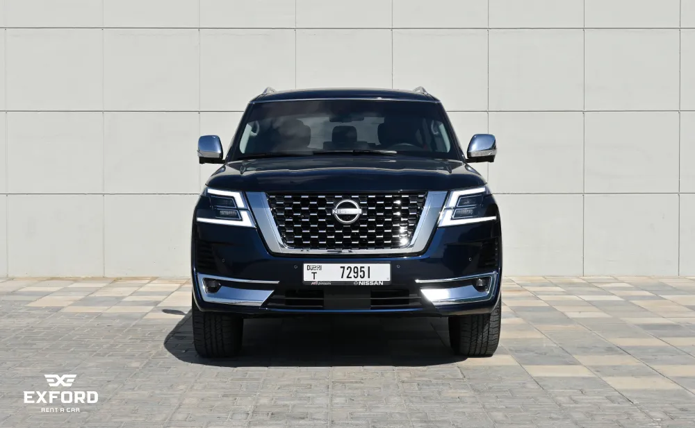 Rent Nissan Patrol BLUE 2022 in Dubai , UAE 