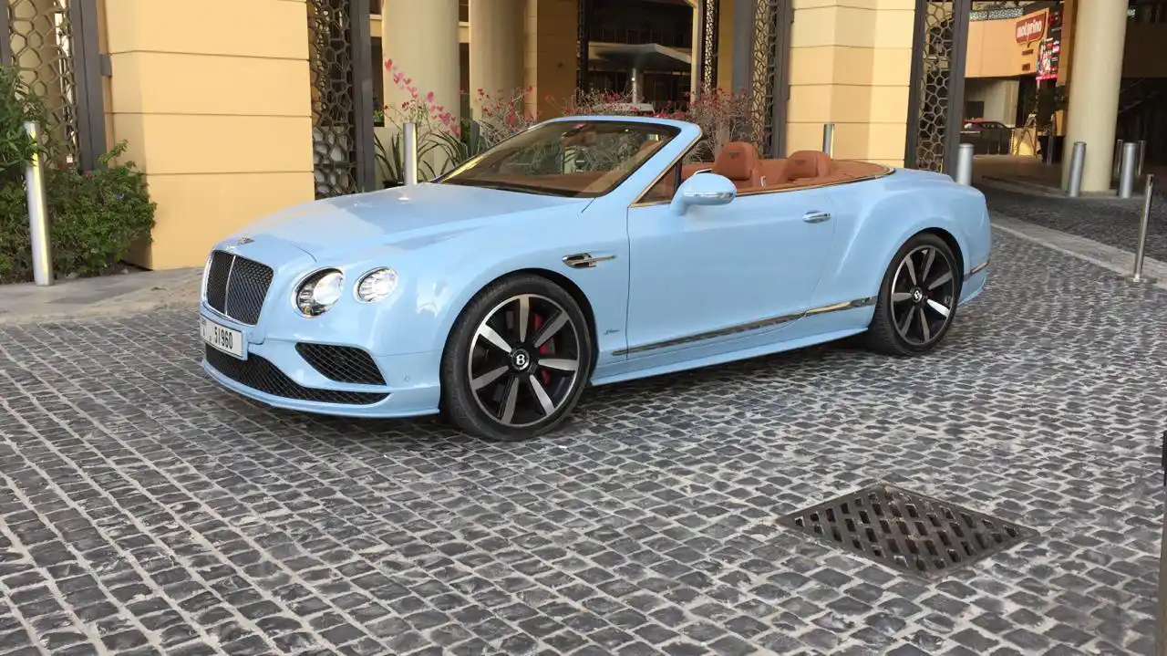 Rent Bentley Continental WHITE 2022 in Dubai , UAE 