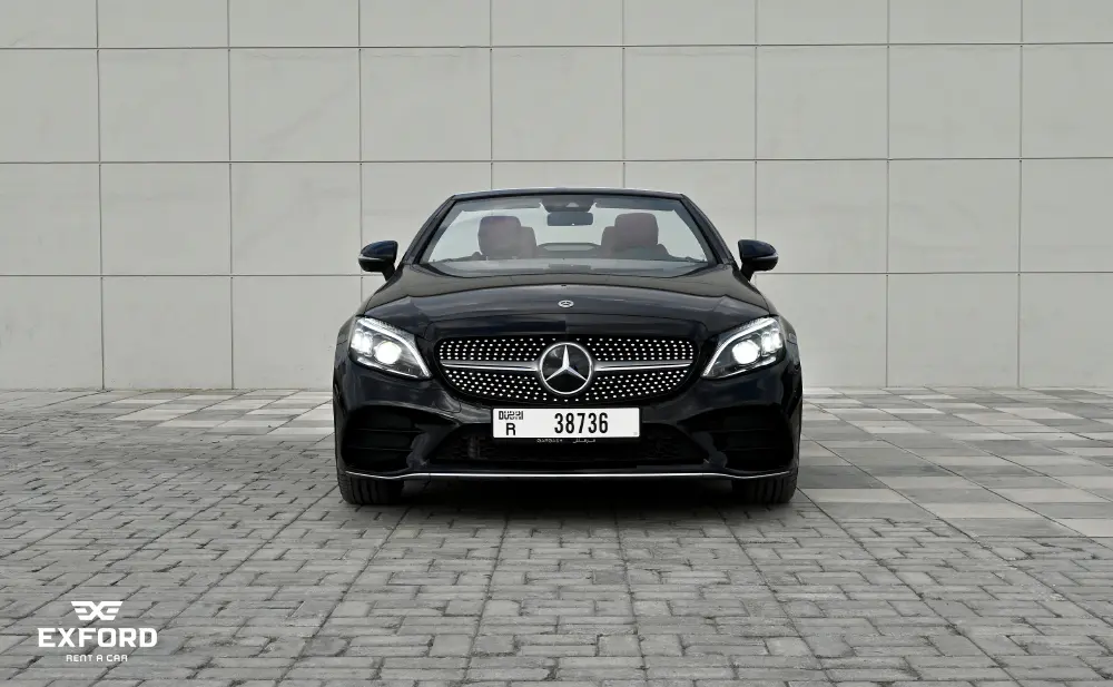 Rent Mercedes-Benz C-class BLACK 2023 in Dubai , UAE 