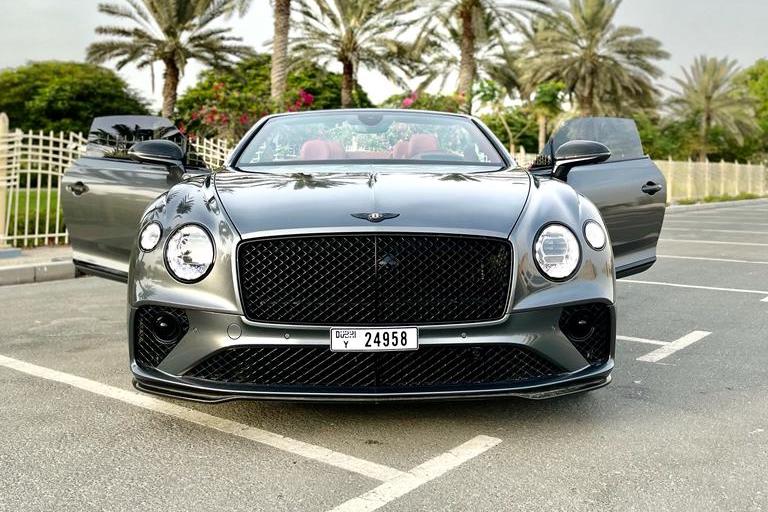 Rent Bentley Gtc GREY 2021 in Dubai , UAE 