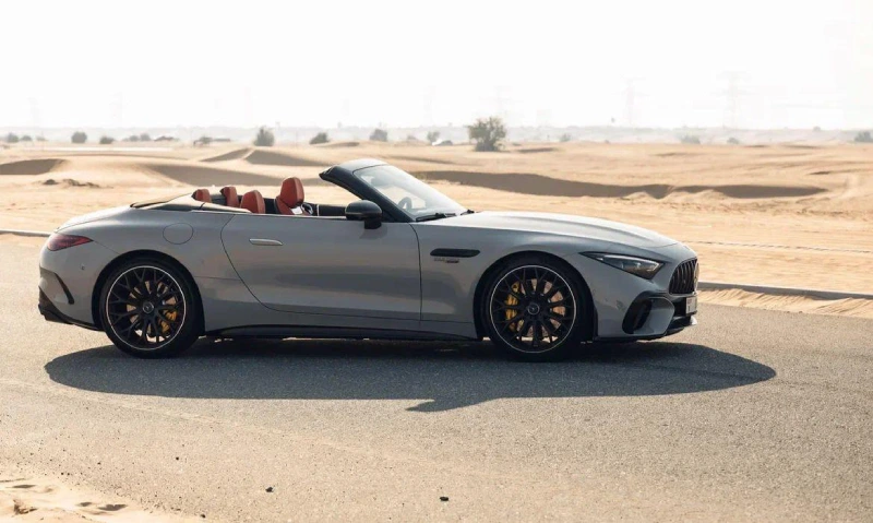 Rent Mercedes-Benz Sl WHITE 2023 in Dubai , UAE 