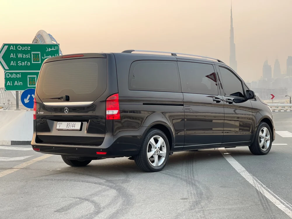 Rent Mercedes-Benz V-class BLACK 2021 in Dubai , UAE 