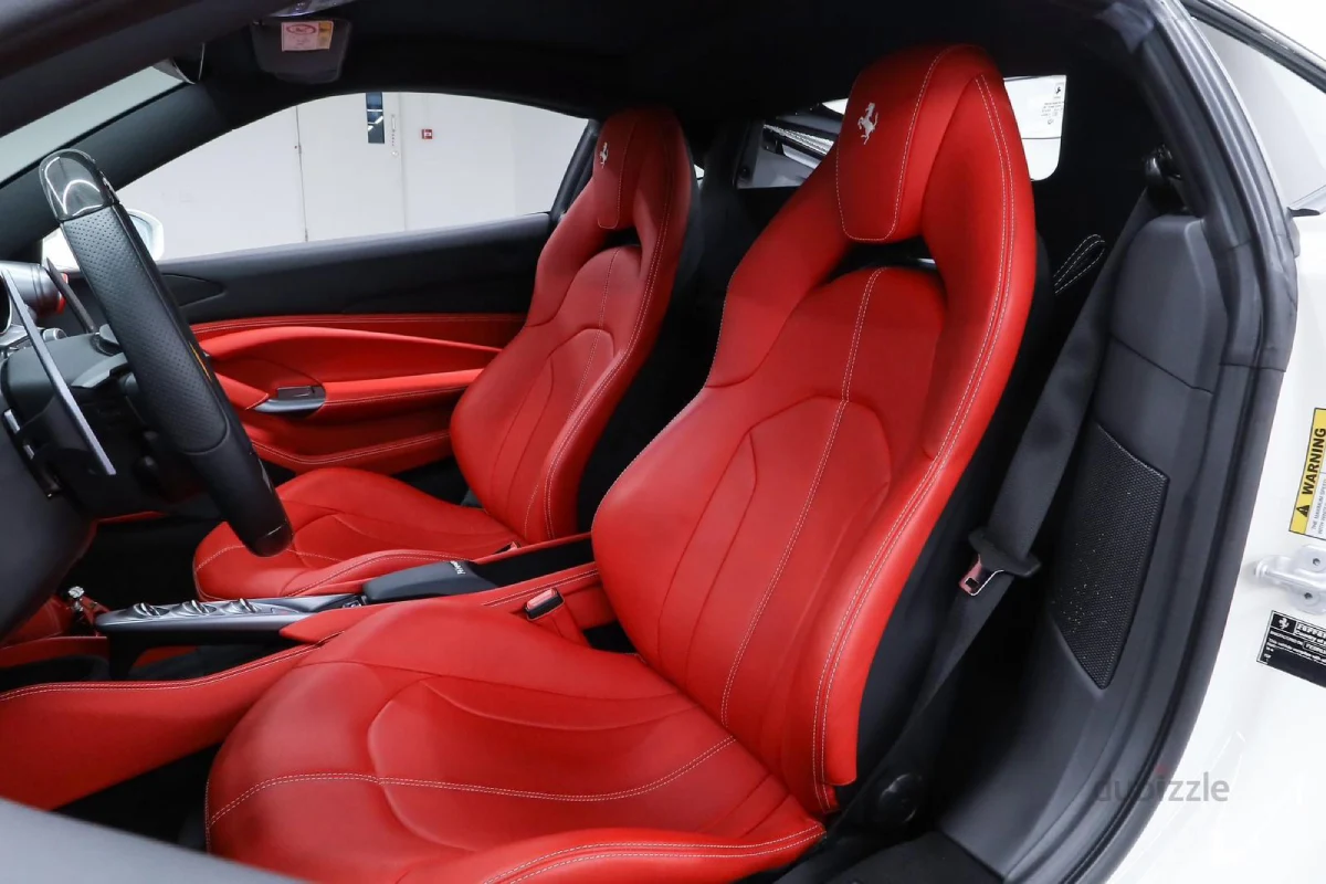 Rent Ferrari F8 WHITE 2023 in Dubai , UAE 