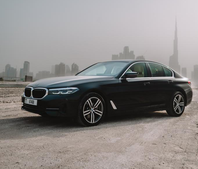 Rent Bmw Series 5 BLACK 2022 in Dubai , UAE 
