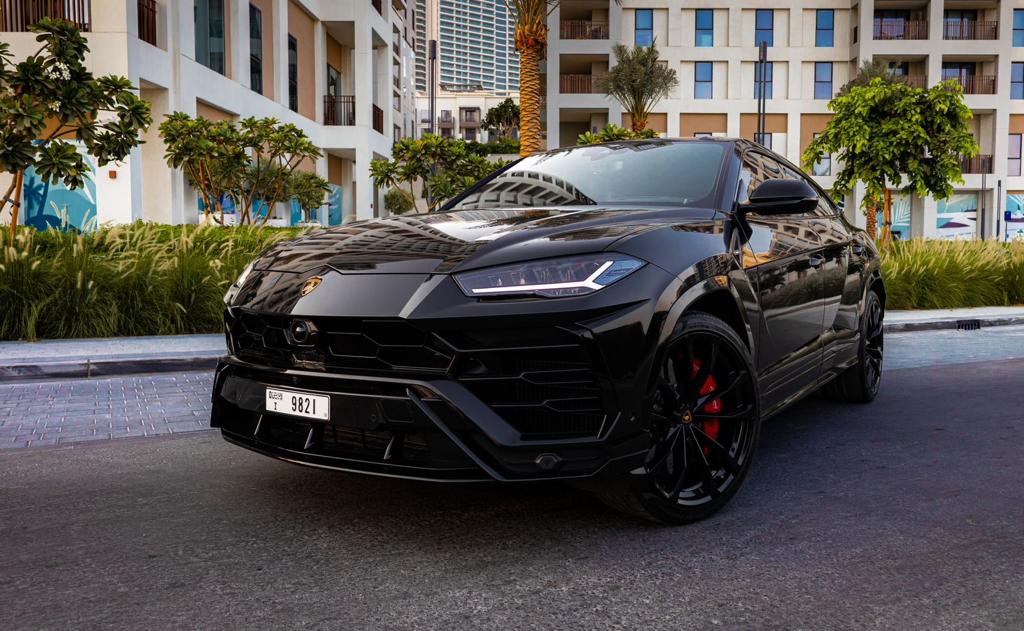 Rent Lamborghini Urus BLACK 2023 in Dubai , UAE 