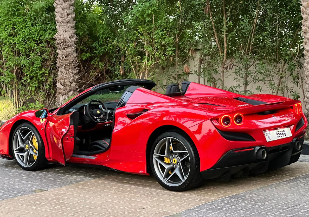 Rent Ferrari F8 RED 2023 in Dubai , UAE 