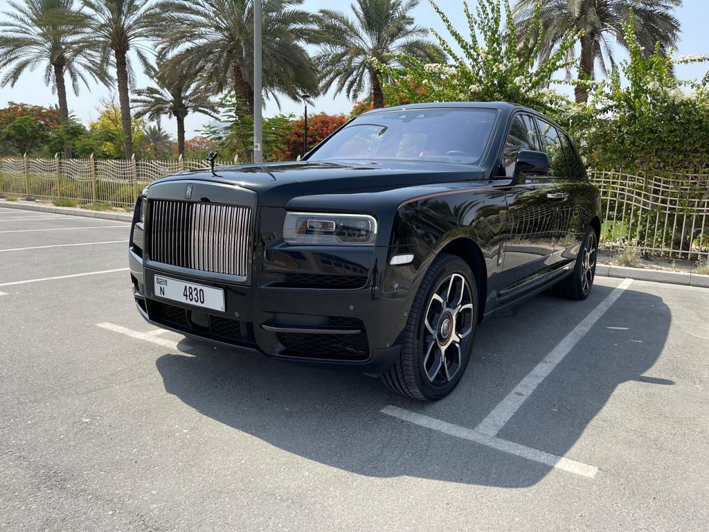 Rent Rolls-Royce Cullinan BLACK 2022 in Dubai , UAE 