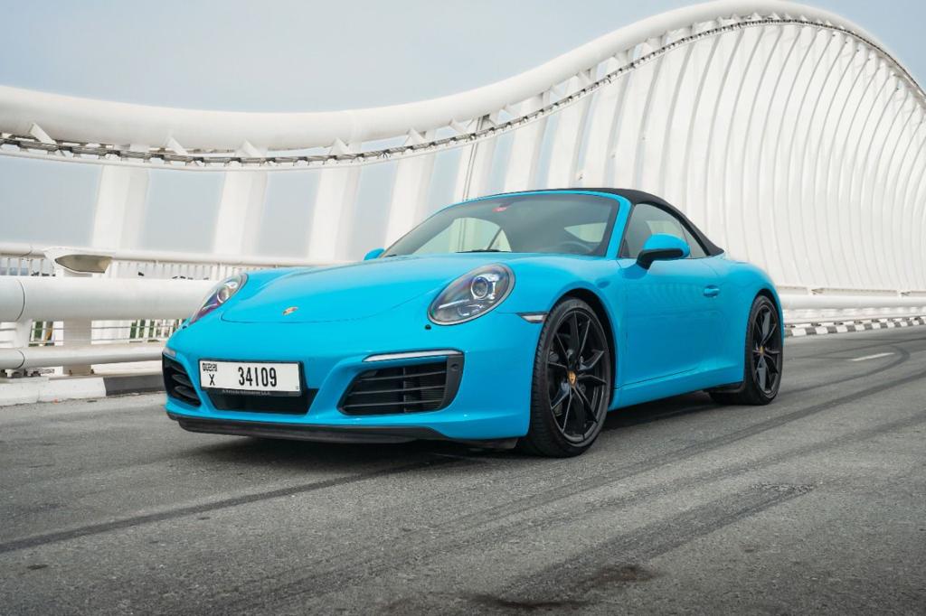 Rent Porsche Carrera BLUE 2022 in Dubai , UAE 