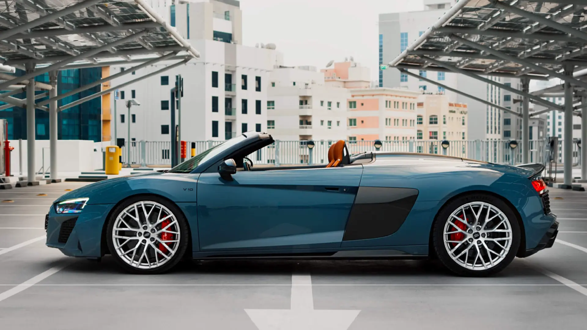 Rent Audi R8 BLUE 2024 in Dubai , UAE 