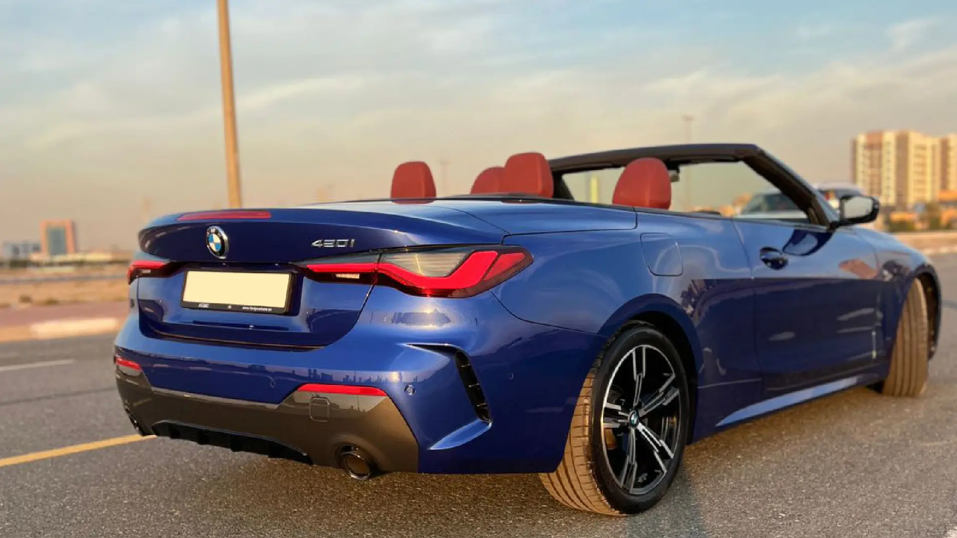Rent Bmw Series 4 BLUE 2024 in Dubai , UAE 