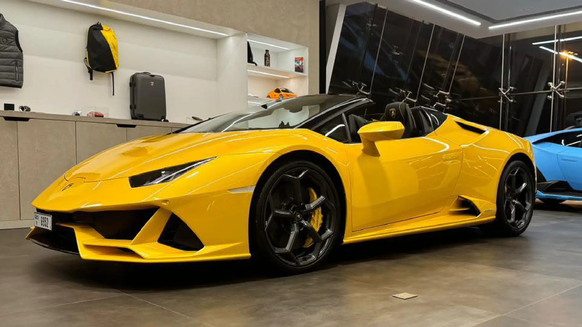 Rent Lamborghini Evo YELLOW 2023 in Dubai , UAE 