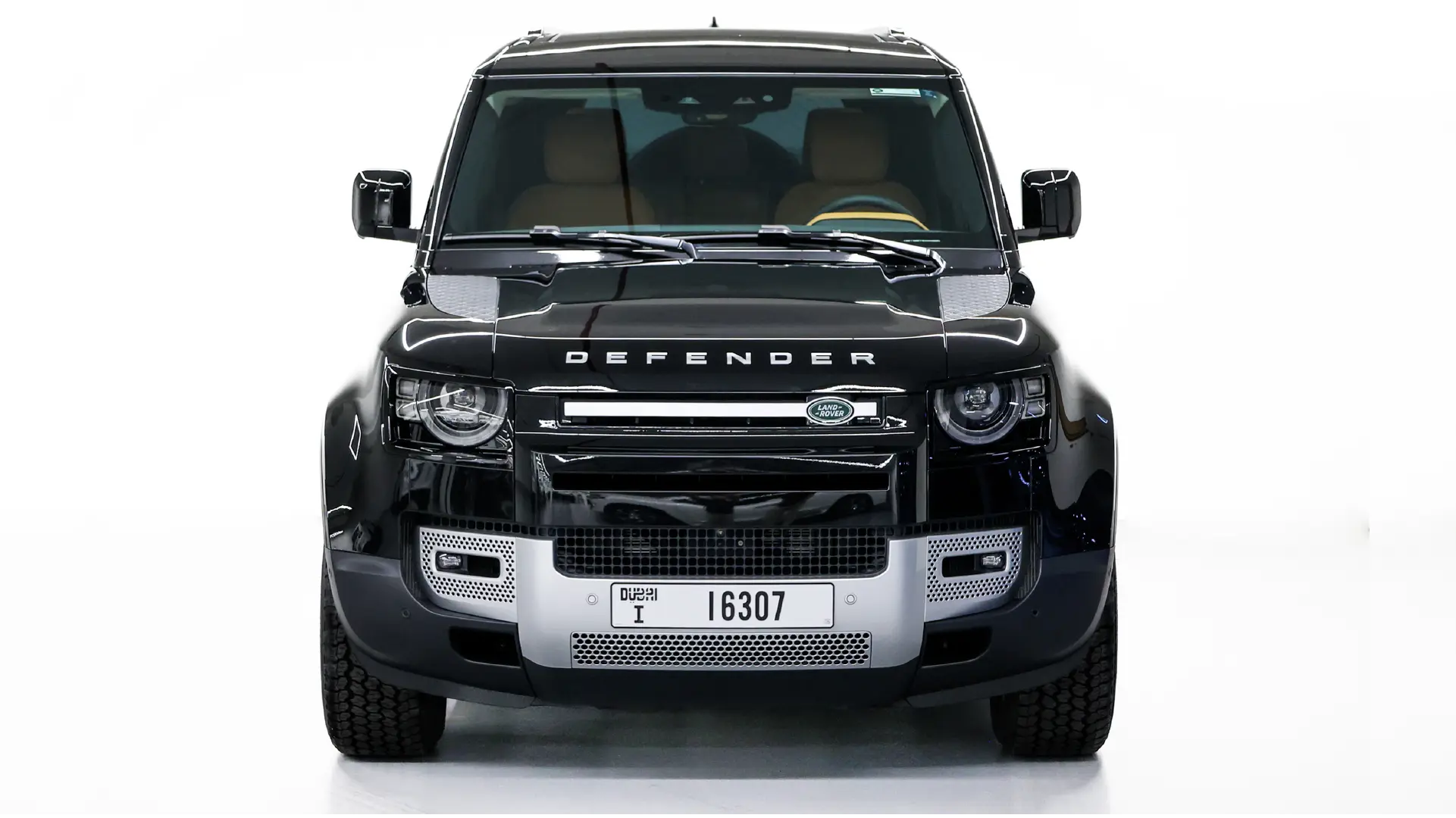 Rent Range-Rover Defender BLACK 2024 in Dubai , UAE 
