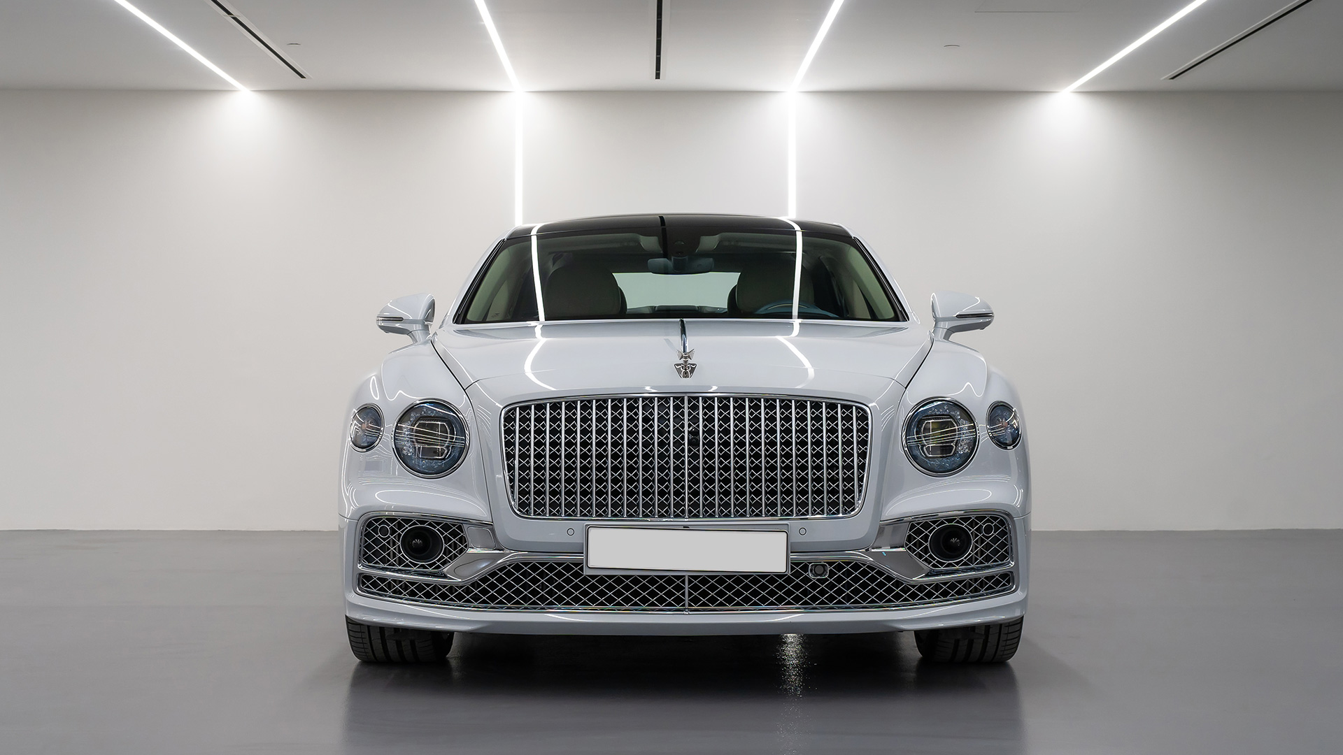 Rent Bentley Flying spur WHITE 2024 in Dubai , UAE 
