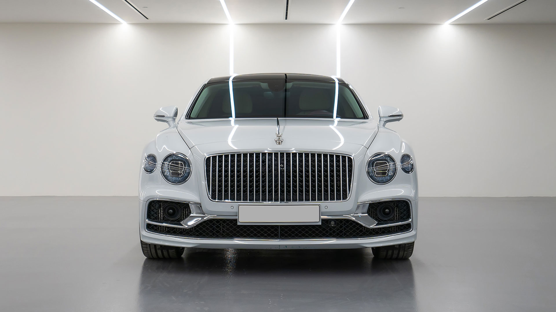 Rent Bentley Flying spur WHITE 2024 in Dubai , UAE 