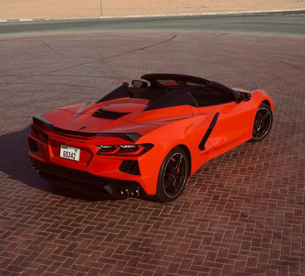 Rent Chevrolet Corvette RED 2023 in Dubai , UAE 