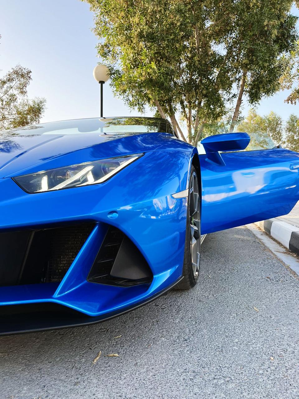 Rent Lamborghini Huracan BLUE 2023 in Dubai , UAE 