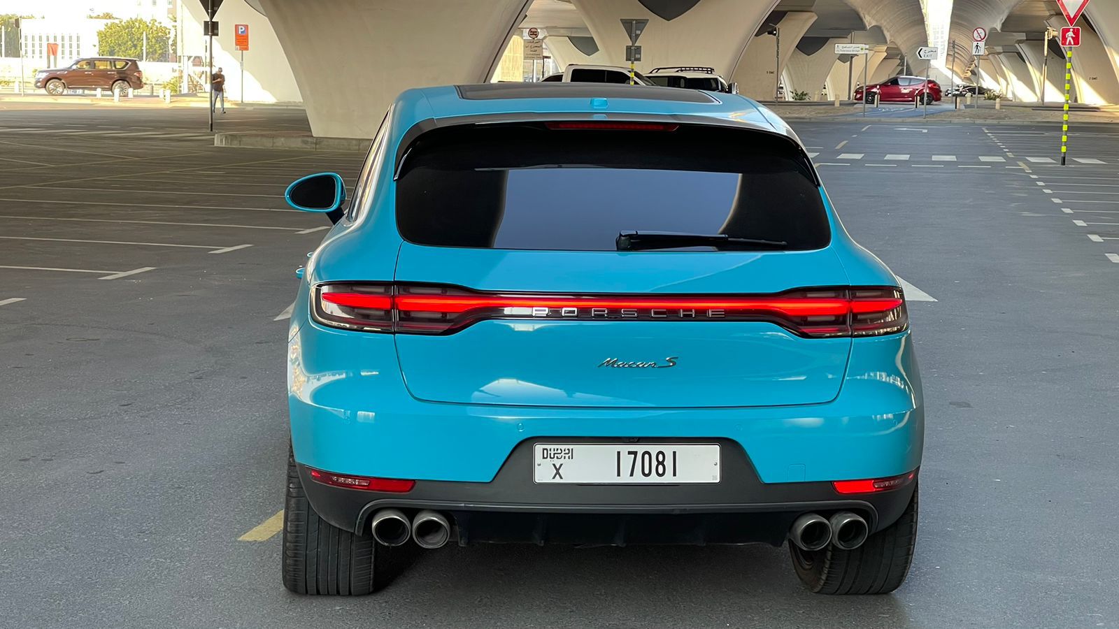 Rent Porsche Mecan BLUE 2023 in Dubai , UAE 
