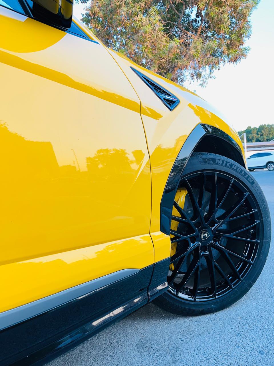 Rent Lamborghini Urus YELLOW 2023 in Dubai , UAE 