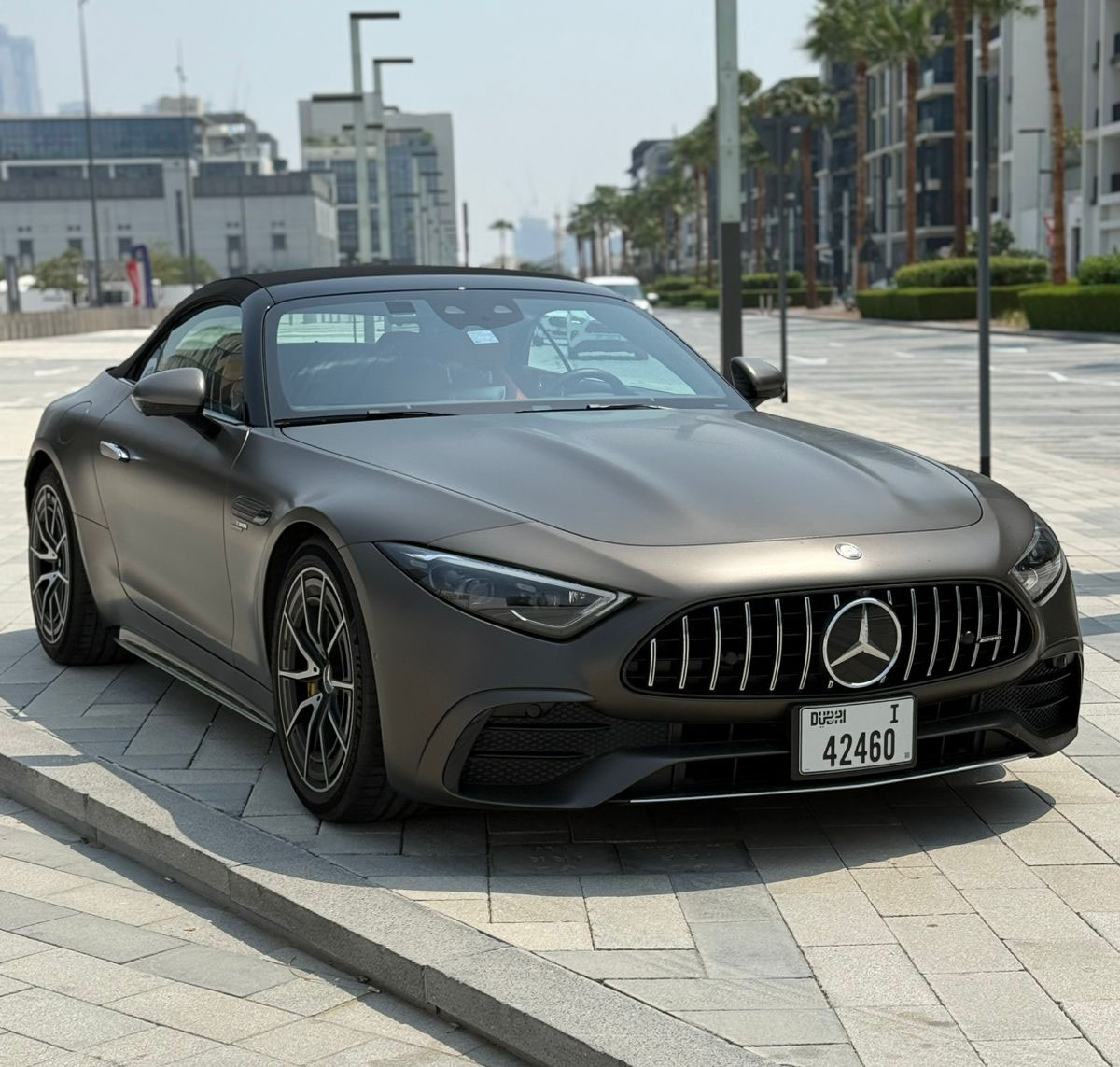 Rent Mercedes-Benz Sl GREY 2023 in Dubai , UAE 