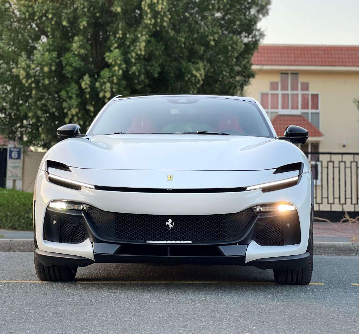 Rent Ferrari Purosangue WHITE 2024 in Dubai , UAE 