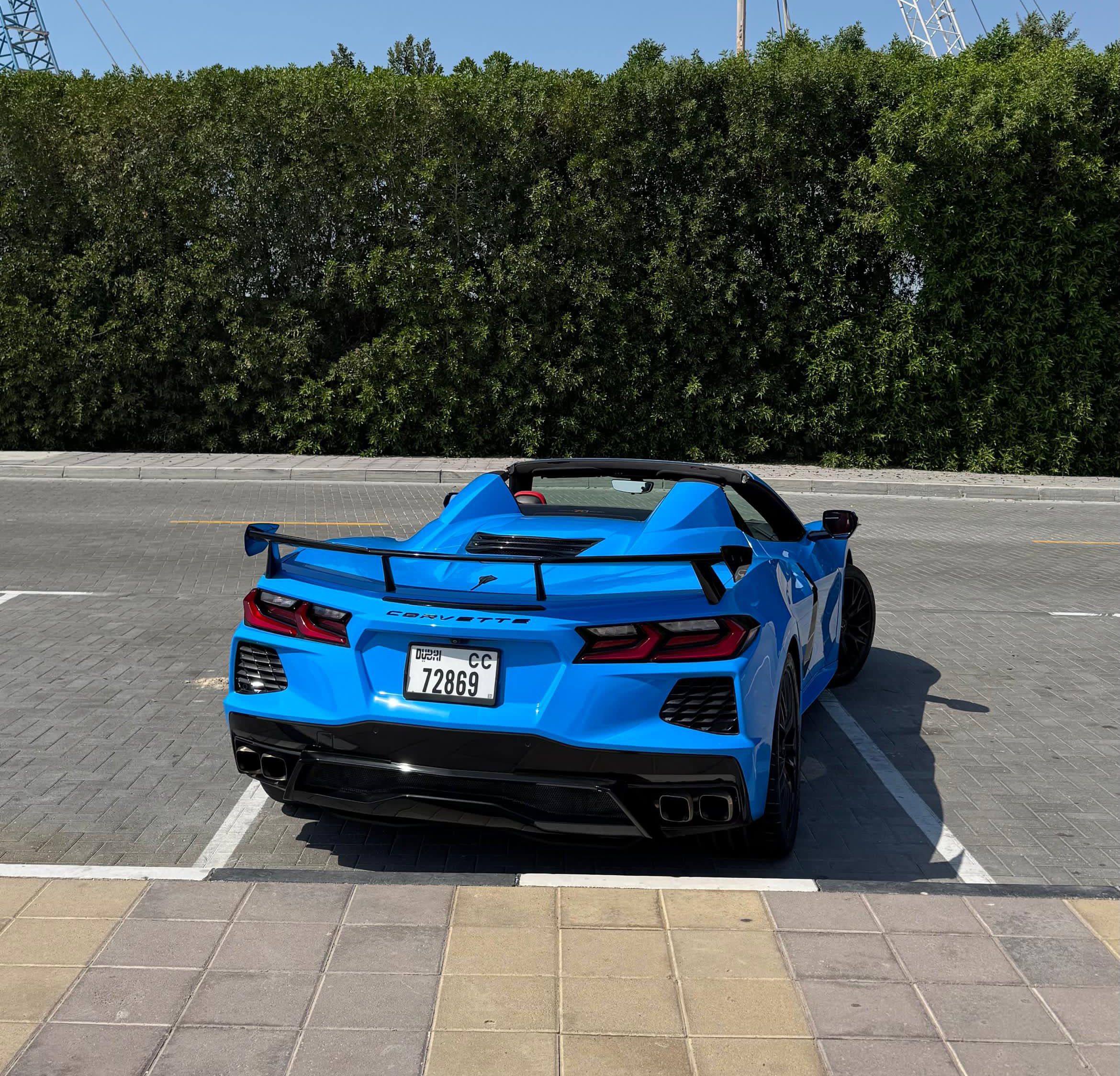 Rent Chevrolet Corvette BLUE 2023 in Dubai , UAE 