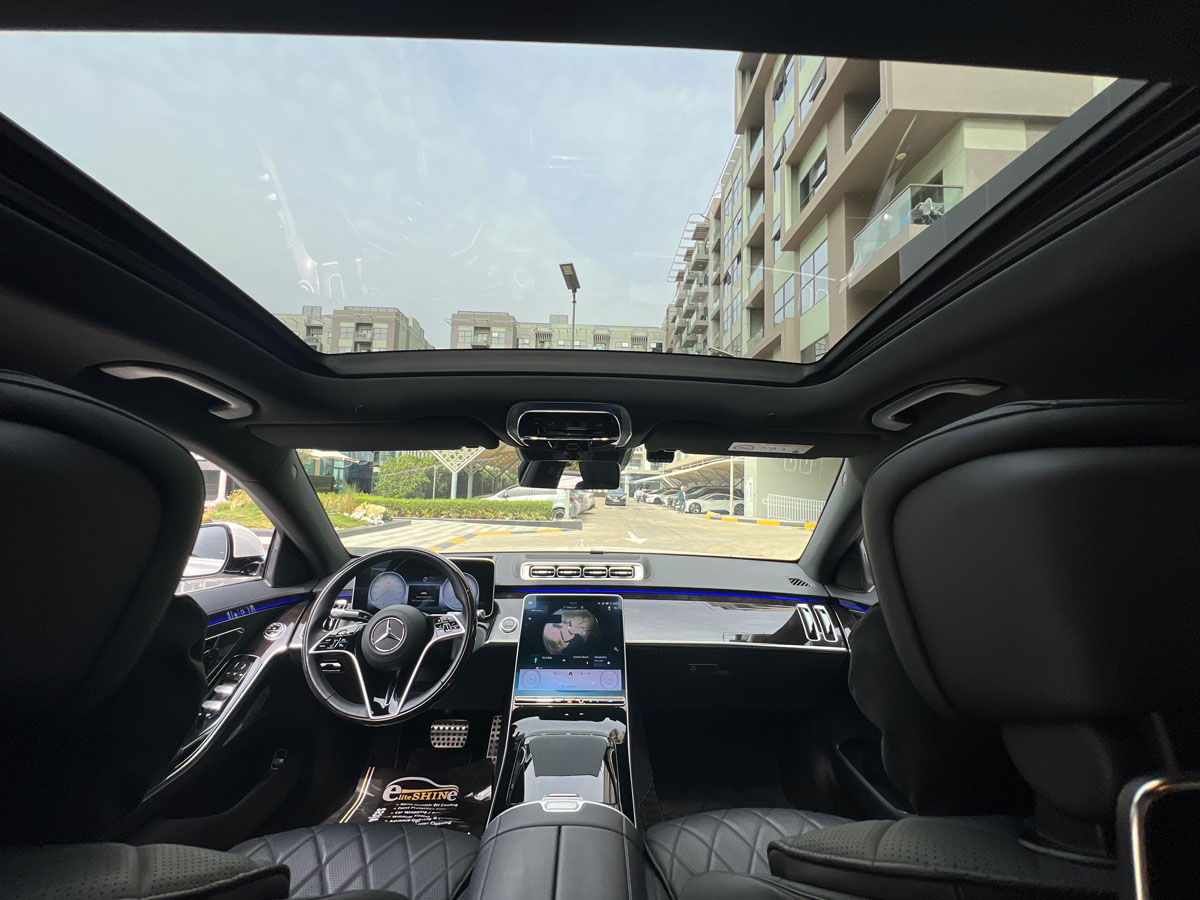 Rent Mercedes-Benz S-class WHITE 2023 in Dubai , UAE 