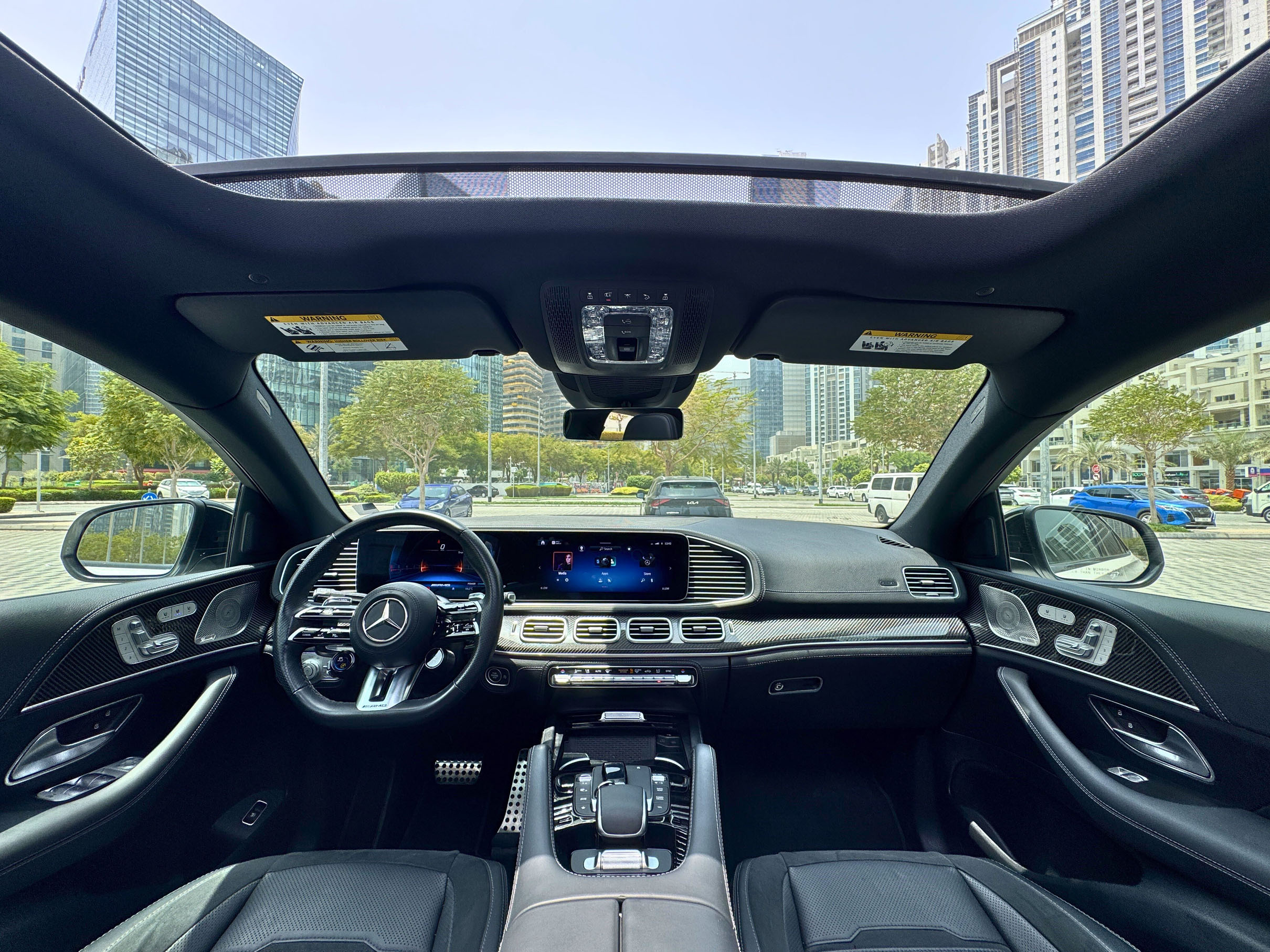 Rent Mercedes-Benz Gle WHITE 2024 in Dubai , UAE 