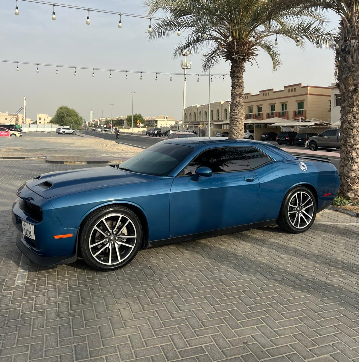 Rent Dodge Challenger BLUE 2023 in Dubai , UAE 