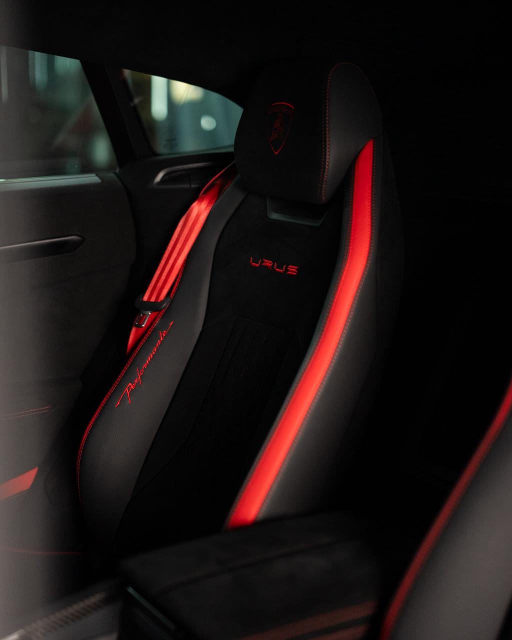 Rent Lamborghini Urus RED 2024 in Dubai , UAE 