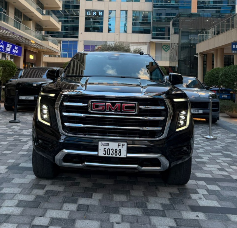 Rent GMC Yukon BLACK 2026 in Dubai , UAE 
