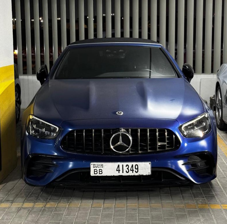 Rent Mercedes-Benz E-class BLUE 2023 in Dubai , UAE 