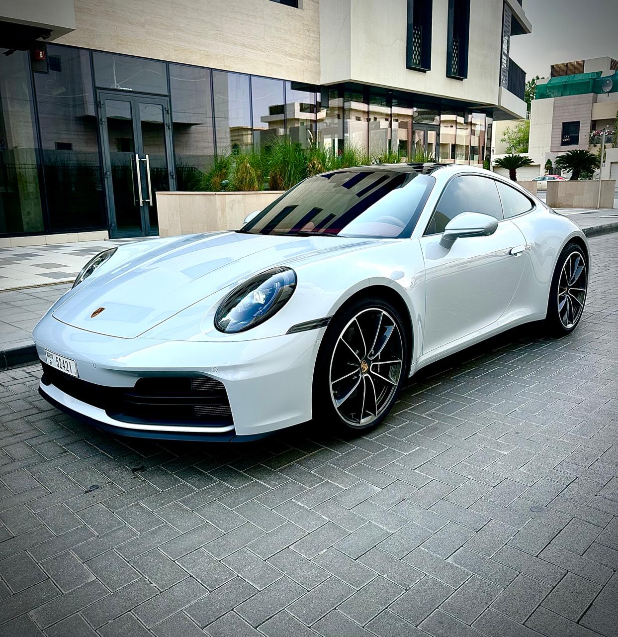 Rent Porsche Carrera WHITE 2026 in Dubai , UAE 