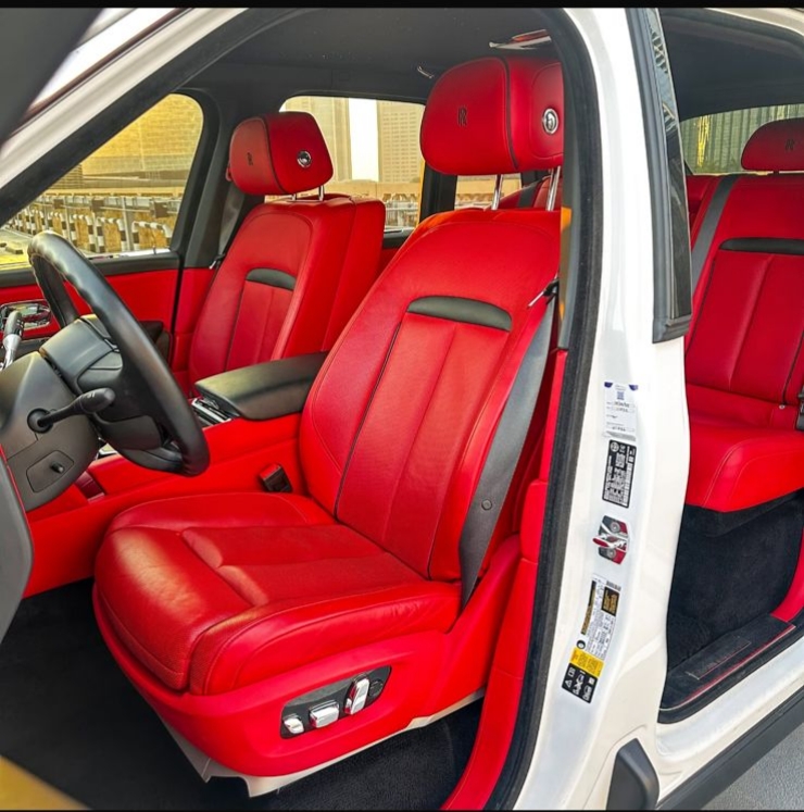 Rent Rolls-Royce Cullinan WHITE 2024 in Dubai , UAE 